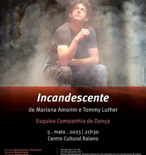 “Incandescente” leva teatro-dança ao Centro Cultural Raiano