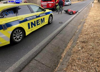 Jovem ferida com gravidade em acidente em Castelo Branco