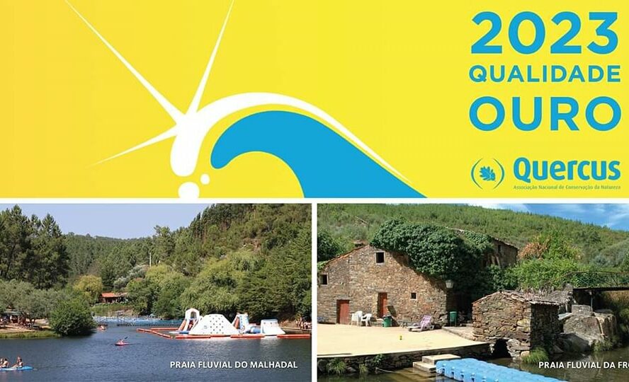 Malhadal e Fróia renovam galardão de praias com água Qualidade de Ouro
