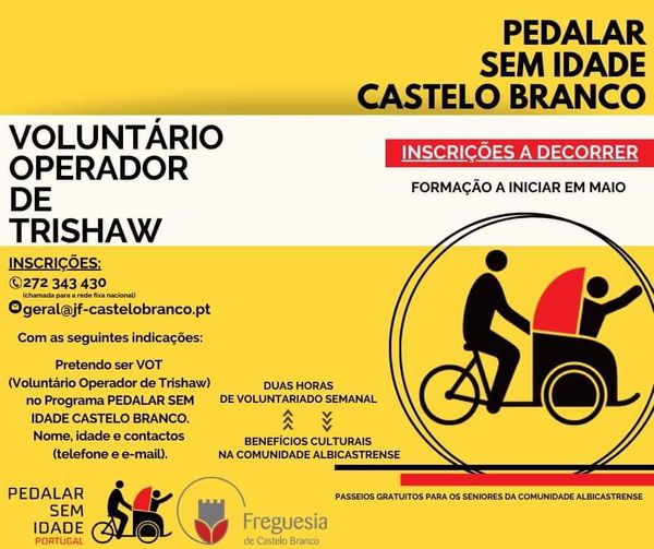 Pedalar sem idade em Castelo Branco