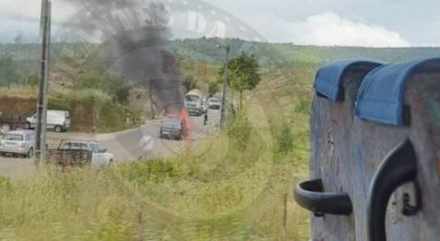 Automóvel arde no concelho de Oleiros