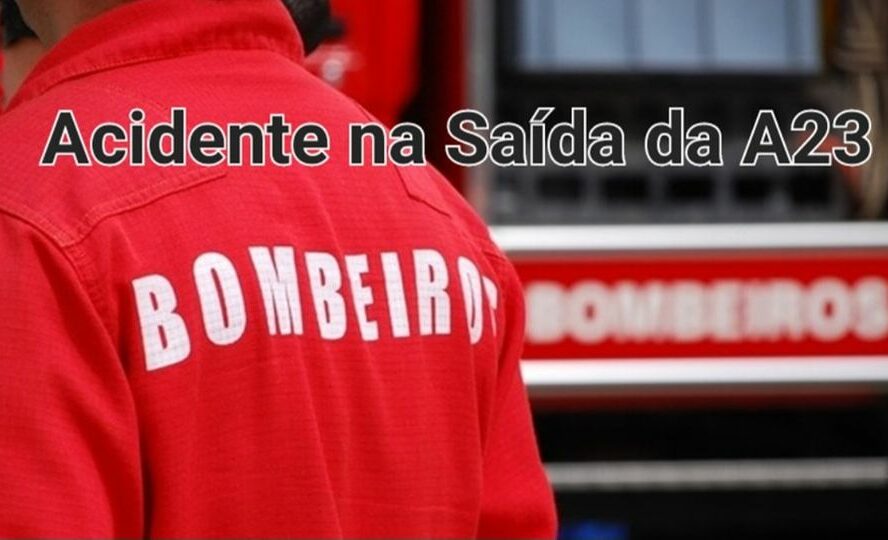 Colisão faz dois feridos na A23