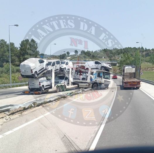 Despiste de camião na A25 leva ao condicionamento do trânsito