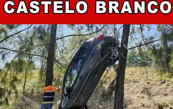 Despiste de ligeiro em Castelo Branco