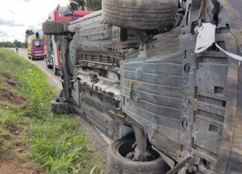 Despiste de ligeiro na EN3 provoca um ferido