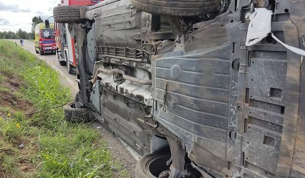 Despiste de ligeiro na EN3 provoca um ferido