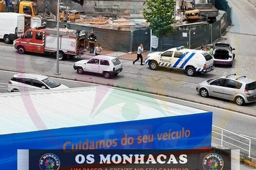 Despiste seguido de colisão faz um ferido grave na Guarda