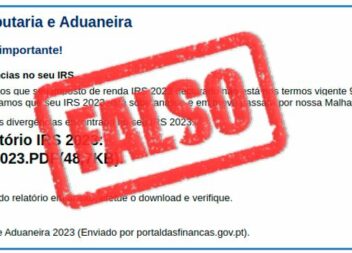 Fisco alerta para mensagem fraudulenta