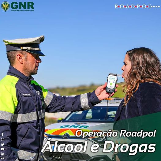 GNR inicia Operação “RoadPol – Álcool e drogas”