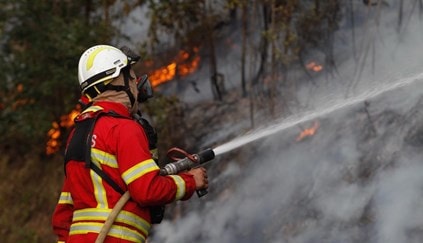 Incêndio deflagra em Castelo Branco