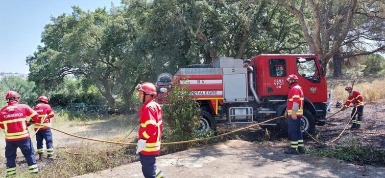 Incêndio deflagrou em Portalegre