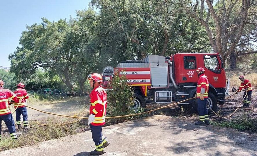 Incêndio deflagrou em Portalegre