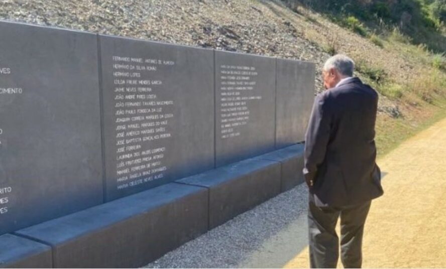Marcelo visitou memorial às vítimas dos fogos de Pedrógão Grande