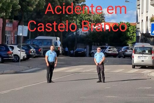 Mulher ferida em colisão em Castelo Branco