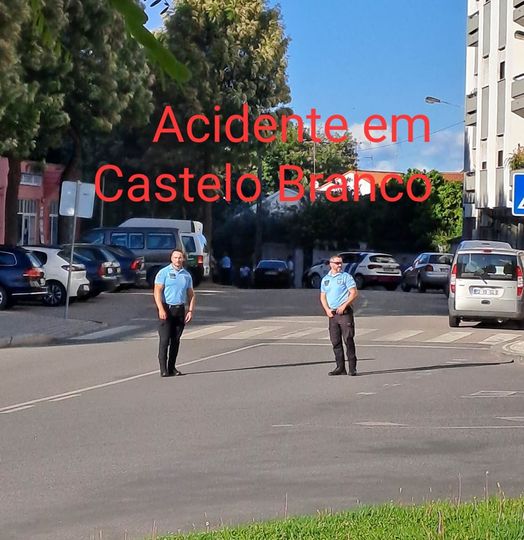 Mulher ferida em colisão em Castelo Branco
