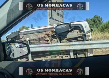 Acidente na Guarda provoca um ferido grave e um leve