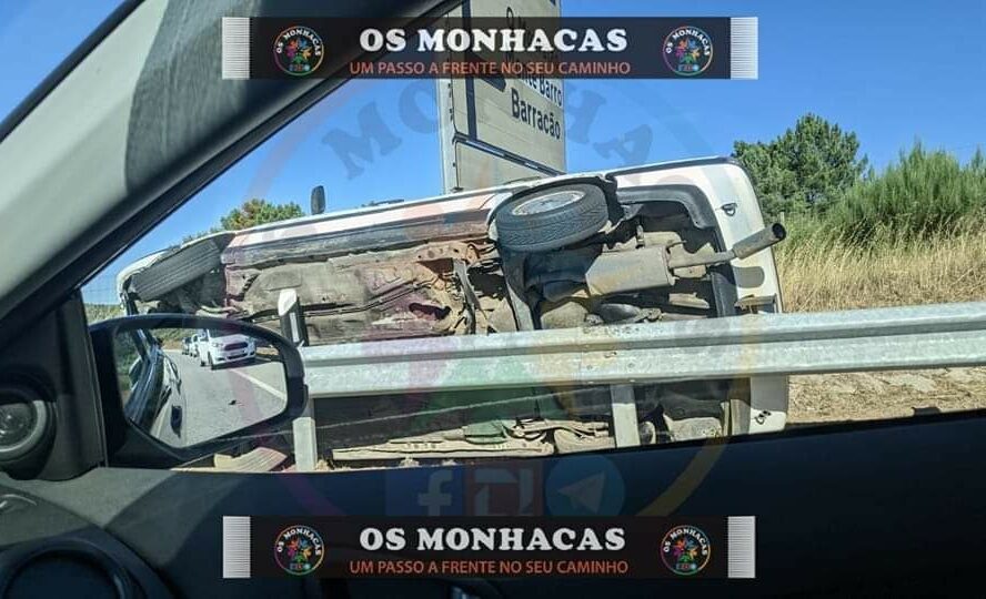 Acidente na Guarda provoca um ferido grave e um leve