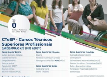 As candidaturas aos CTeSP   do IPCB já começaram e esta pode ser a tua oportunid