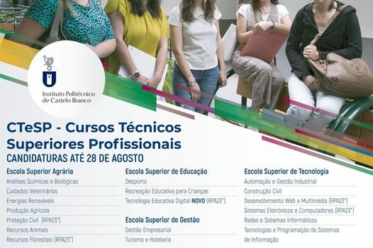 As candidaturas aos CTeSP   do IPCB já começaram e esta pode ser a tua oportunid