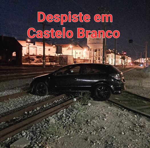 Despiste de automóvel em Castelo Branco
