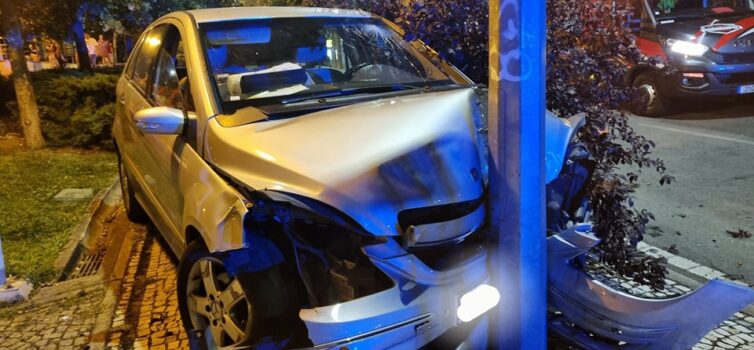Despiste em Castelo Branco faz um ferido leve