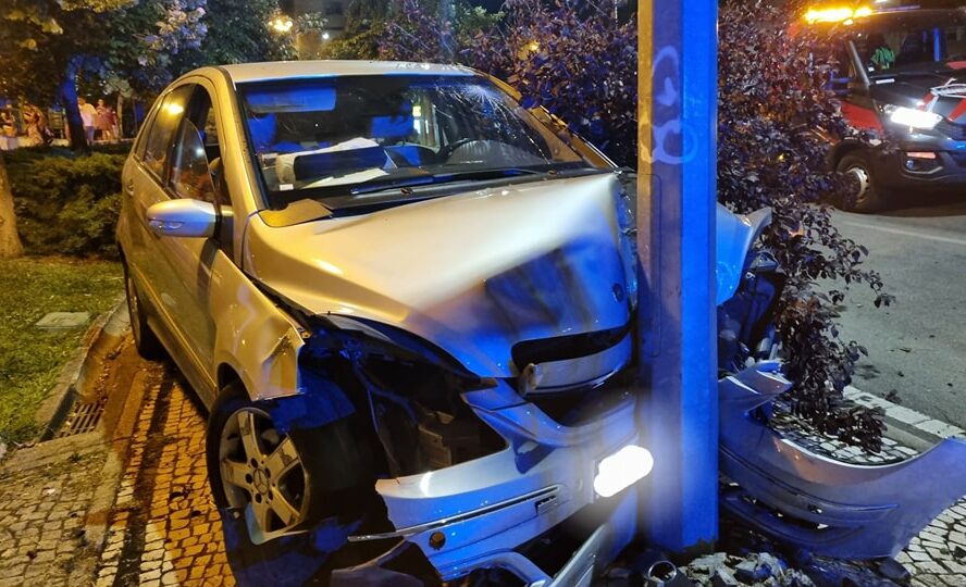 Despiste em Castelo Branco faz um ferido leve