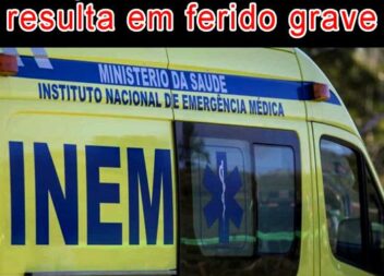 Despiste resulta em ferido grave