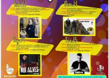 Festa Bemposta de 12 a 15 de Agosto