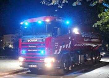 Fogo deflagra em Castelo Branco