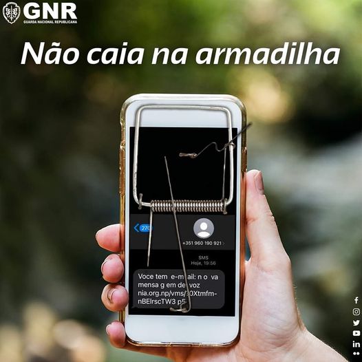 GNR alerta para tentativas de "Phishing"