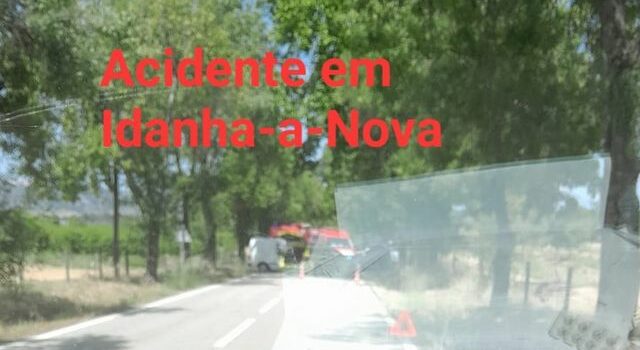 Idoso fica encarcerado após acidente em Idanha-a-Nova