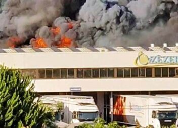 Incêndio deflagrou em fábrica em Ferreira do Zêzere