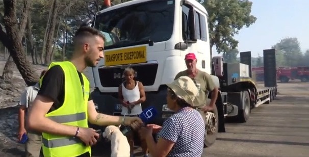 Incêndio em Pedrógão Pequeno levou ao corte do IC8 e da EN2