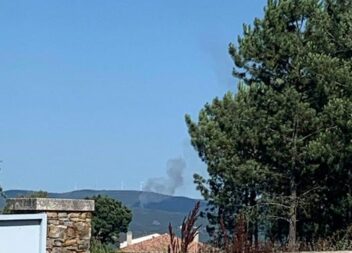 Incêndio florestal na Sertã