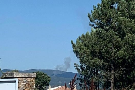 Incêndio florestal na Sertã