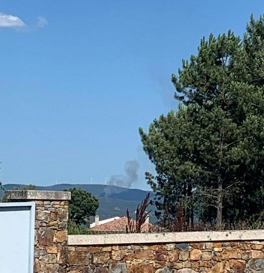 Incêndio florestal na Sertã
