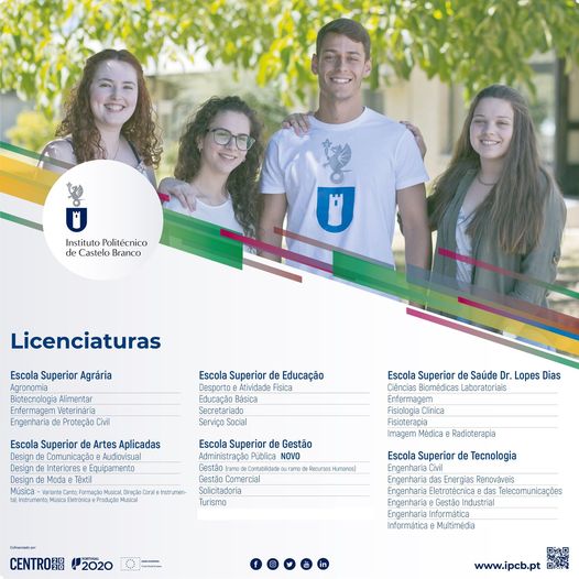 O Politécnico de Castelo Branco tem a licenciatura certa  para conquistares um f