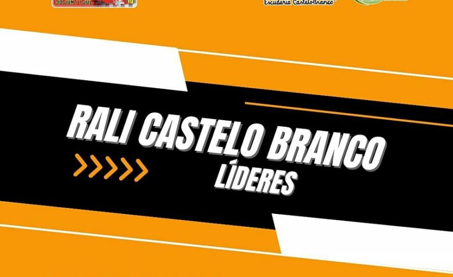 Os líderes do Rali de Castelo Branco (CPR).