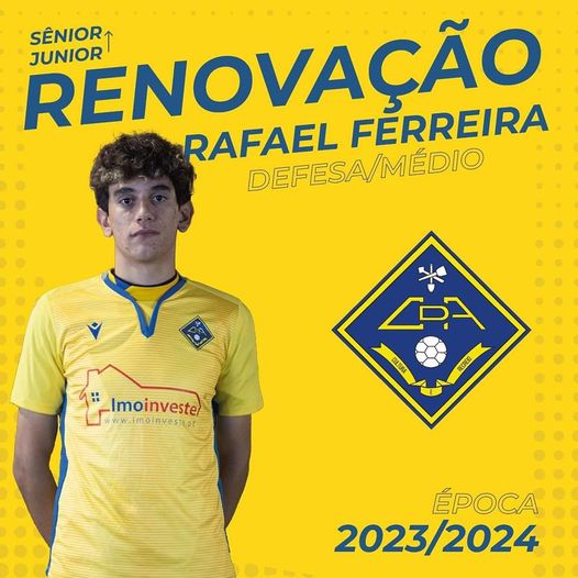Rafael Ferreira renova com o CDA