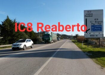 Trânsito no IC8 reaberto
