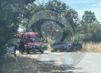 Despiste seguido de capotamento em Sabugal faz três feridos