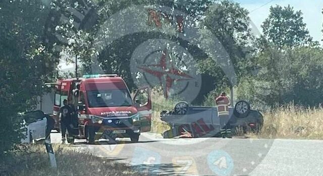 Despiste seguido de capotamento em Sabugal faz três feridos