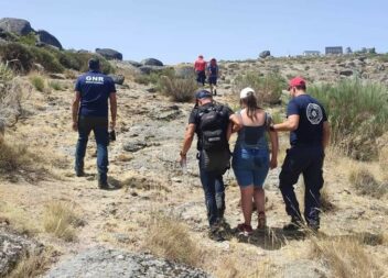 Família resgatada da Serra da Estrela