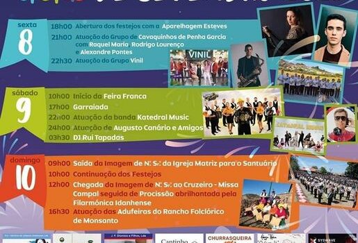 Festas em honra de Nossa Senhora d'Azenha, em Monsanto - 8, 9 e 10 de setembro 2