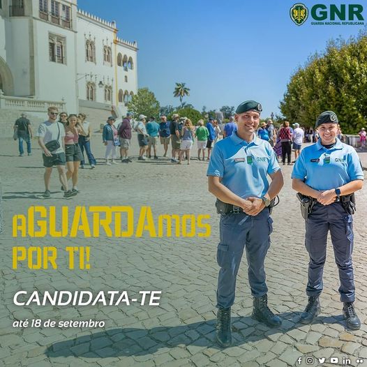 GNR com candidaturas abertas até 18 de Setembro