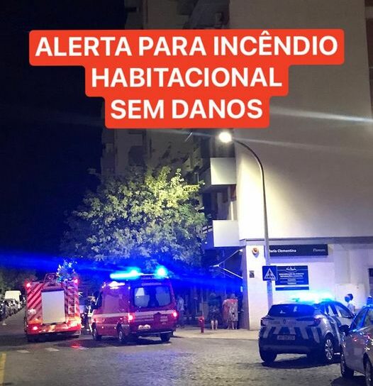 Os bombeiros de Castelo Branco foram solicitados para um alegado incêndio habita