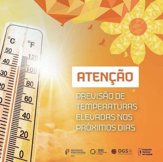 Portugal em aviso amarelo e laranja devido a temperaturas elevadas