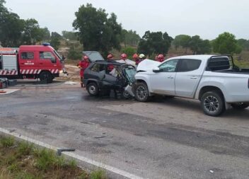 Acidente em Ponte de Sor resulta em dois mortos e dois feridos