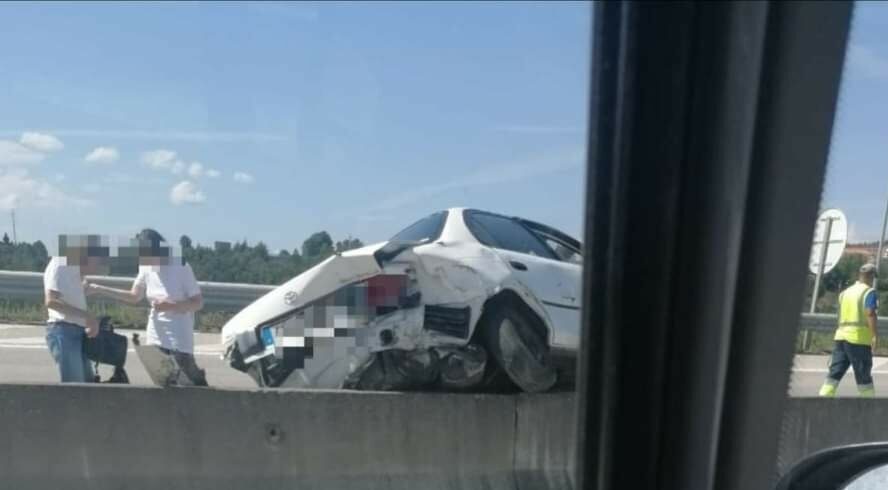 Acidente na A23 condiciona trânsito
