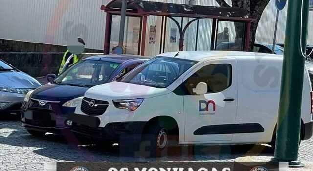 Colisão entre duas viaturas ligeiras em frente ao tribunal da Guarda